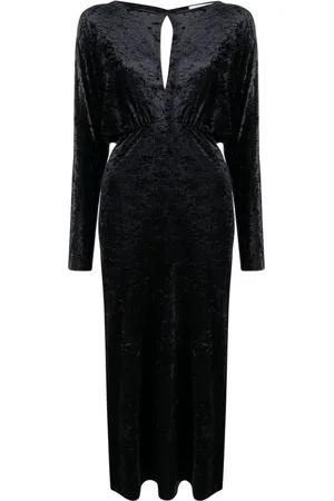 P.A.R.O.S.H. Velvet long-sleeve maxi dress