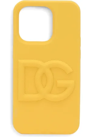Dolce & Gabbana Cover per iPhone 14 Pro con logo goffrato