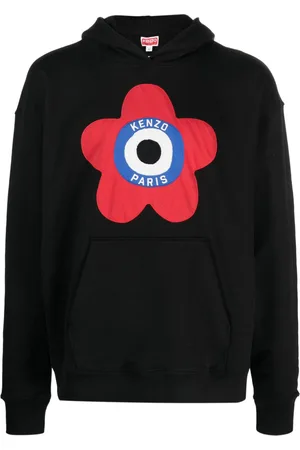 Kenzo Felpa Target con cappuccio