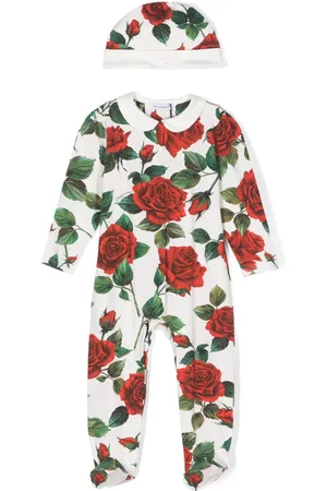 Dolce & Gabbana Set neonato con ricamo