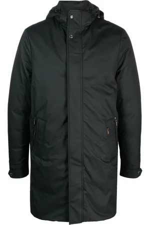 MOORER Piumino Vermont con cappuccio rimovibile