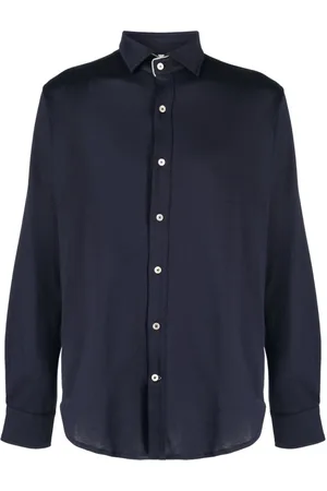 ELEVENTY Camicia con dettagli a contrasto
