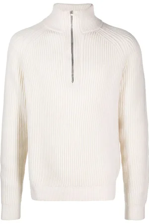 Fursac Maglione a coste con zip