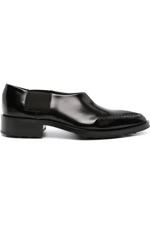 Jil Sander Pointed-toe leather loafers