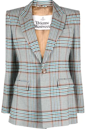 Vivienne Westwood Blazer monopetto a quadri