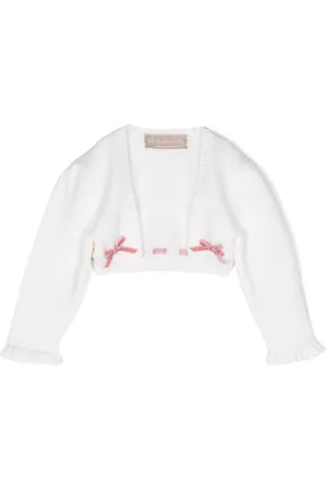 LA STUPENDERIA Cardigan crop con fiocco