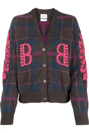 Barrie Cardigan con motivo tartan