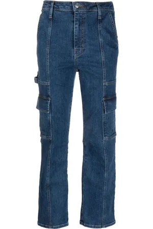Simkhai Jeans crop a vita alta
