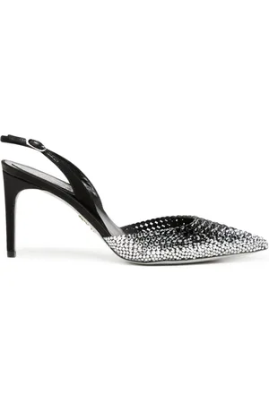 RENE CAOVILLA Pumps Jackie con cristalli 70mm