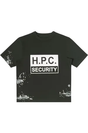 Heron Preston T-shirt Security con stampa