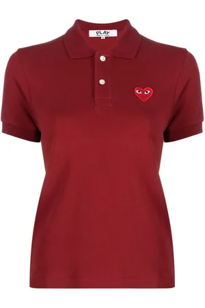 Comme des Garçons Polo con logo sul petto