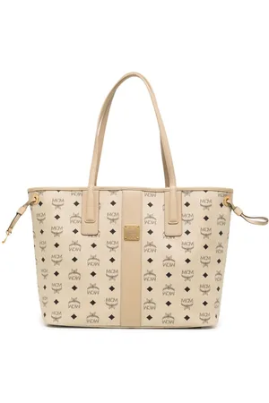 MCM Borsa tote Liz media con monogramma