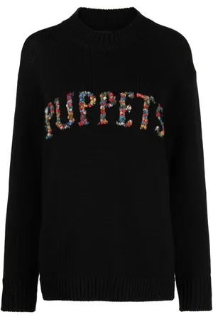 Puppets and Puppets Maglione con ricamo