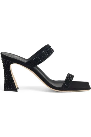 Giuseppe Zanotti Sandali Flaminia 85mm in velluto
