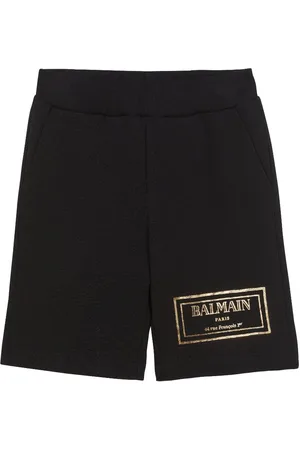 Balmain Shorts sportivi con ricamo