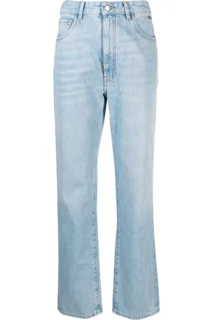 GCDS Jeans Choker dritti con strass