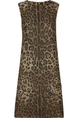 Dolce & Gabbana Abito midi con effetto jacquard