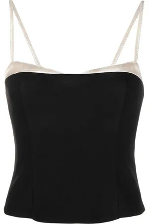 Reformation Canotta Melanie con bordo a contrasto