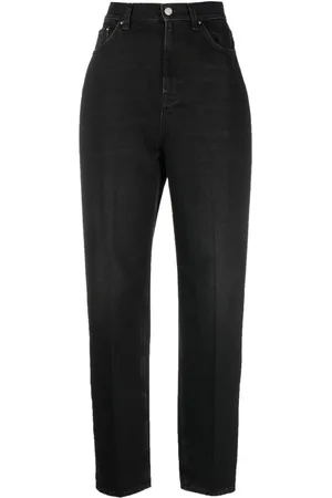 Totême Jeans affusolati con effetto schiarito