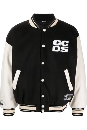 GCDS Bomber bicolore con applicazione