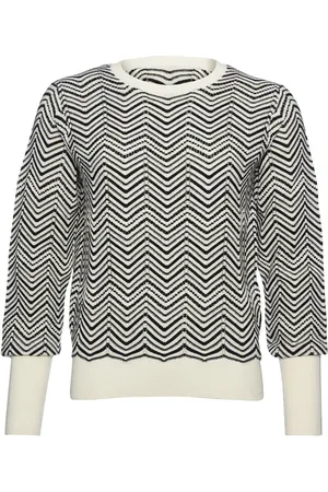 ERES Maglione Chewing Gum con motivo chevron