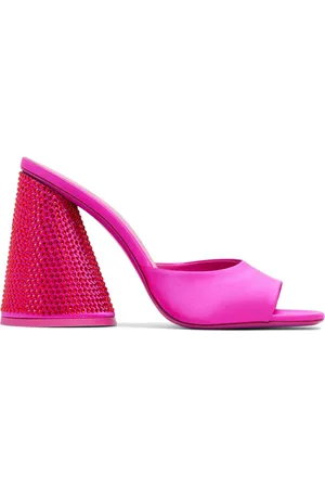 The Attico Mules Luz 105mm con strass