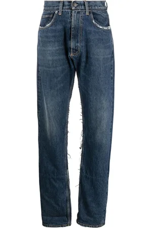 Maison Margiela Jeans dritti con effetto vissuto