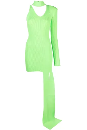 DAVID KOMA Abito mini asimmetrico con cut-out