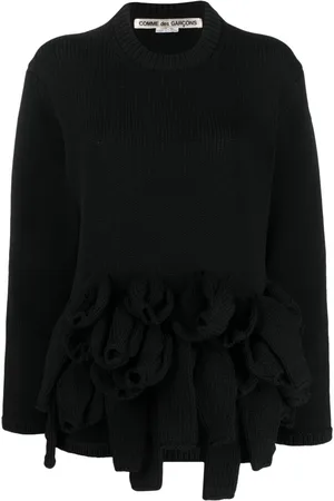 Comme des Garçons Maglione girocollo con applicazione