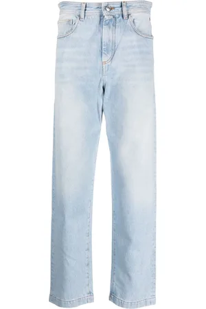 GCDS Jeans Graffiti a gamba ampia