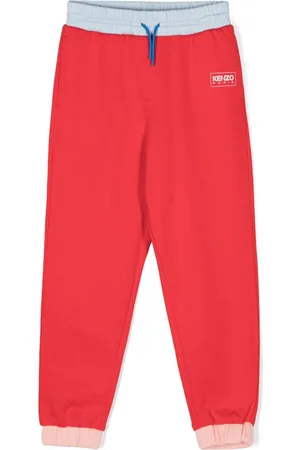 Kenzo Pantaloni sportivi con design color-block