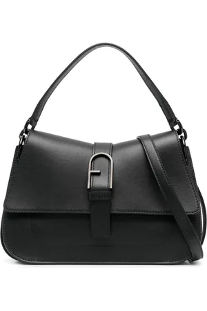 Furla Borsa a spalla con placca logo