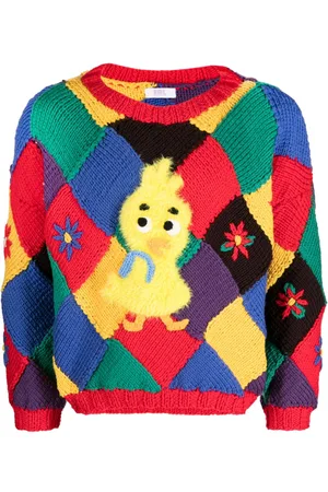 ERL Maglione con design color-block