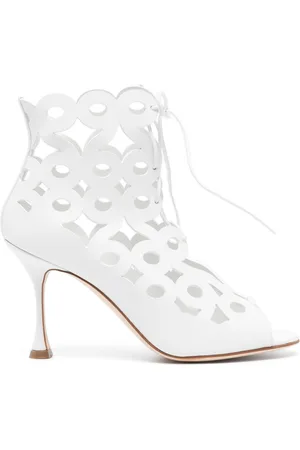 Manolo Blahnik Stivali Taralo 90mm con dettaglio cut-out