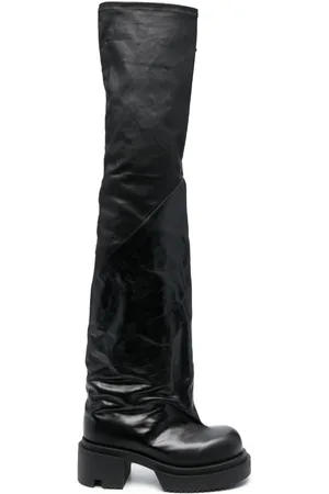 Rick Owens Stivali Bogun 78mm svasati