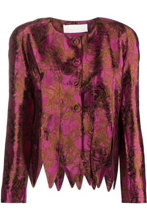Destree Giacca Wade a fiori jacquard