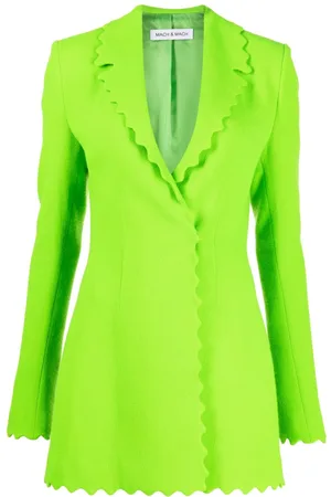 Mach & Mach Blazer con orlo a smerlo