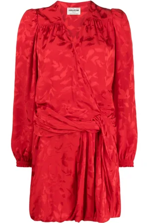 Zadig & Voltaire Abito corto a fiori jacquard