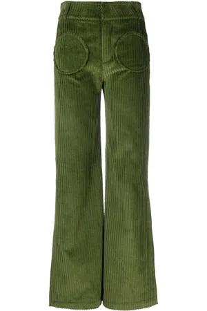Destree Pantaloni Yoshitomo in velluto a coste