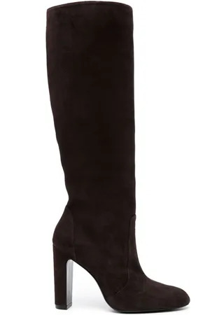 Stuart Weitzman Stivali a punta tonda 120mm