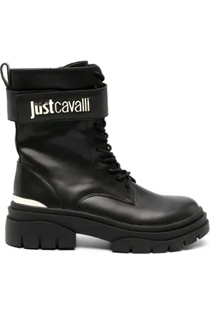 Roberto Cavalli Stivali con placca logo