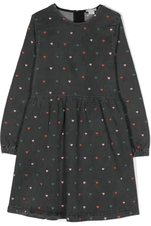 Stella McCartney Abito denim con ricamo