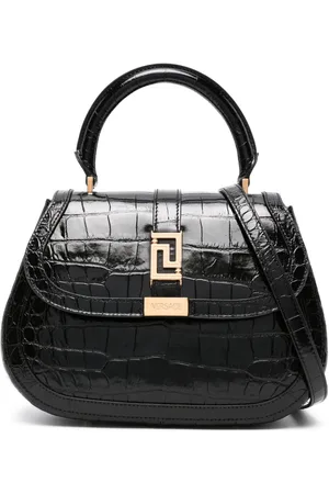 VERSACE Borsa tote Greca Goddess in pelle