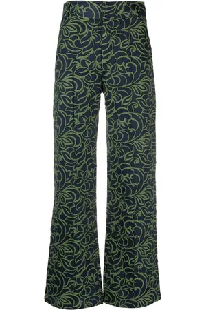 Destree Pantaloni Yoshitomo con effetto jacquard