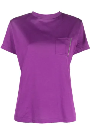 Fabiana Filippi T-shirt con dettaglio a catena
