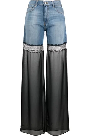 Nensi Dojaka Jeans dritti con inserti