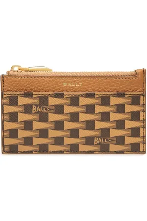 Bally Portacarte con monogramma Pennant
