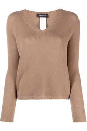Fabiana Filippi Maglione con scollo a V in cashmere