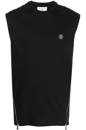 Philipp Plein Canotta Hexagon con zip