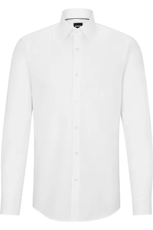 HUGO BOSS Camicia con stampa astratta